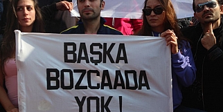 İMAR PLANINA KARŞI YÜRÜYÜŞ