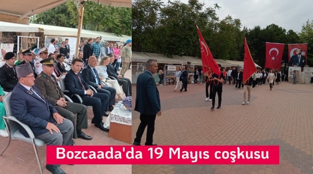 Bozcaada'da 19 Mayıs Törenleri Renkli Geçti