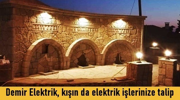 Demir Elektrik, Bozcaada'da tüm elektrik işlerinize talip