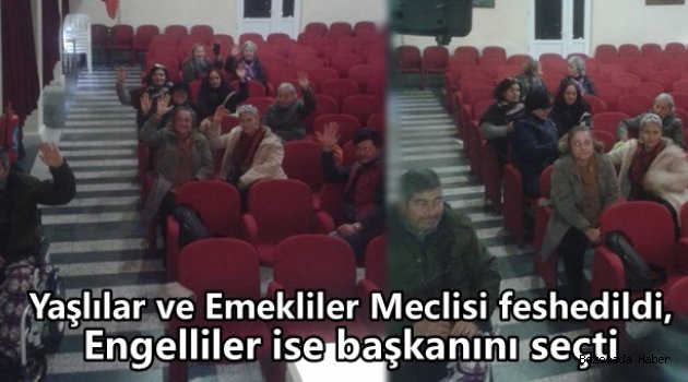 Yaşlılar ve Emekliler Meclisi feshedildi, Engelliler ise başkanını seçti