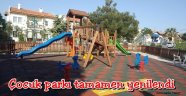  Geri dönüşüm kampanyasından elde edilen gelir ile çocuk parkı yenilendi