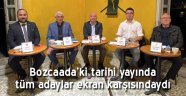 Bozcaada’da tarihi yayın: 5 belediye başkan adayı canlı yayında bir araya geldi