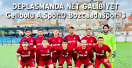 Bozcaadaspor, deplasmanda 3 golle kazandı