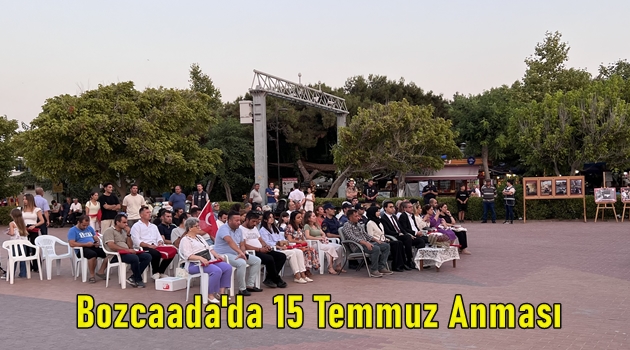Bozcaada'da 15 Temmuz Anması