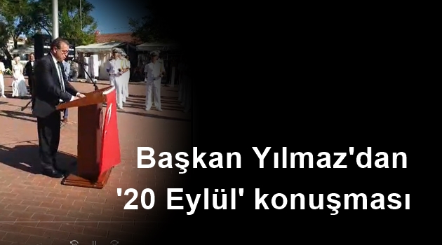 Başkan Yılmaz'dan duygusal konuşma